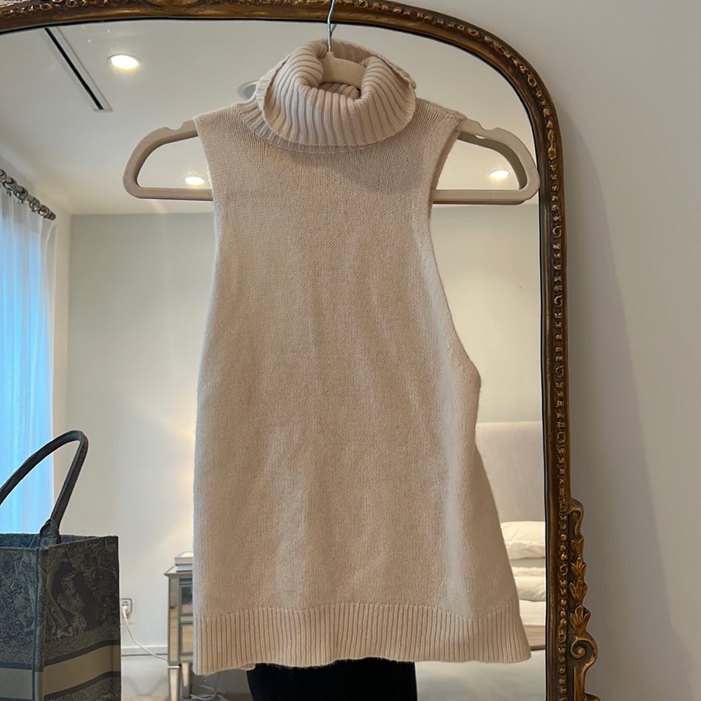 Cream NakedCashmere Sleeveless Top Size XS
